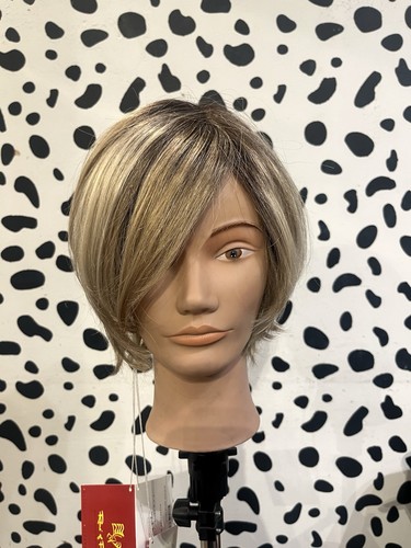 Blonde multi tonal wig - multi,