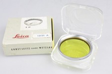 Boxed Leitz E39 39mm YELLOW FILTER for Leica lenses - 13086 HOOBE