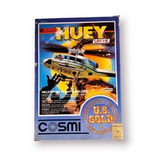 Super Huey UH-IX Helicopter Simulator Commodore 64 C64 Game Boxed Cassette