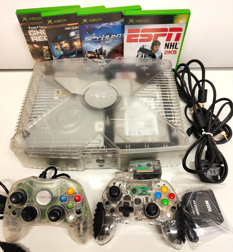 Original xbox crystal - crystal, 160gb