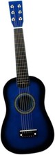 GUITAR TOY BLUE WOOD MUSICAL