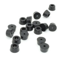 16mm x 10mm D X H  Rubber Feet for Heathkit & Eico Electronics Test Equipment