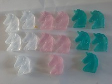 Plastic Freezable And Reusable Unicorn Shaped Ice Cubes