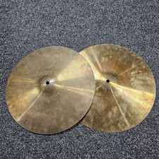 Hi-Hat Cymbals 14" Vintage Amati Kraslice USED! RKAMT250225