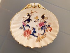 Masons Blue Mandalay Ironstone - Scallop Shell Shaped Dish