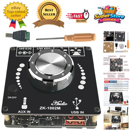Hifi audio amplifier - 100w, 2