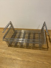 4 x Chrome-Plated Large Under-Shelf Storage Baskets / Organisers Heavy Duty