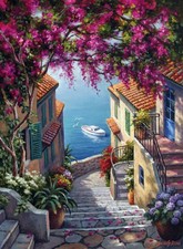 30"x 42" Tuscany Italy Villa