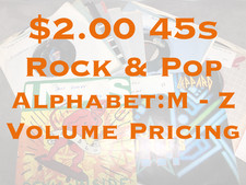 $2 Jukebox 45s - Rock -G - EX