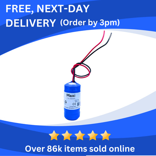 320mah nimh rechargeable - 7.2v,