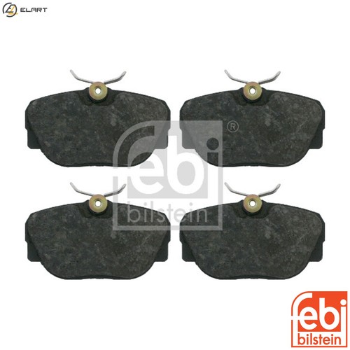 Brake pad set disc - pad, 16197