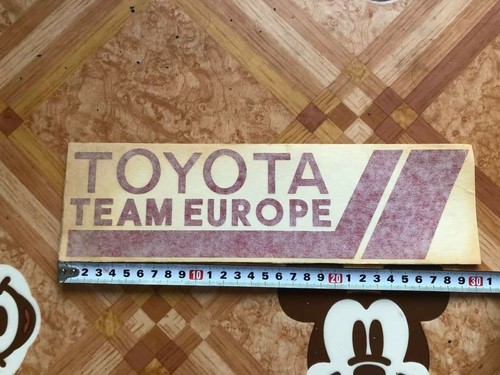 Tte toyota team europe sticker - tte,