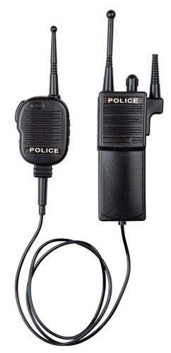 Police radio set plastic fancy - plastic,