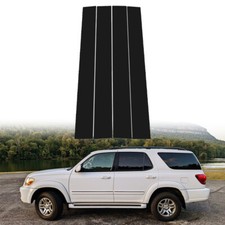 4PCS Black Window Pillar Posts