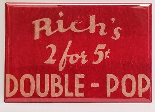 Richs ice cream magnet - richs,