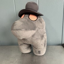 Among Us Plush Grey With Hat