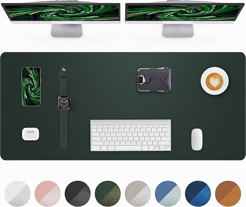Afiing leather desk - leather, mat
