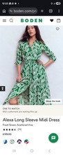 Boden Alexa Maxi Shirt Dress