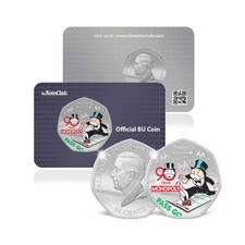 2025 90 Years of Monopoly Pass Go Commemorative Silver Coin BU Limited Edition