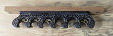 Antique Cast Iron and Brass Billiards Cue Holder Snooker Cue Holder