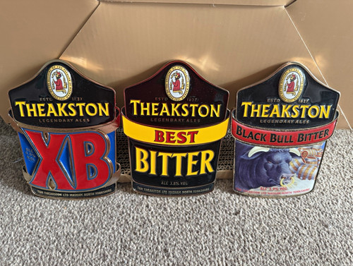 Theakston beer pump - clips, set