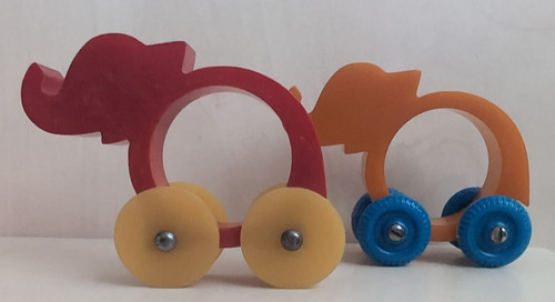 Bakelite elephant on - x,