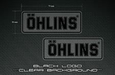 OHLINS stickers - 2 x 79mm