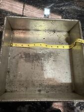 6” & 10” Square Cake Tins - USED- Birthday and Wedding - 2 Piece Set