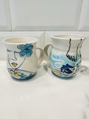 Whimsical studio pottery - studio, mugs