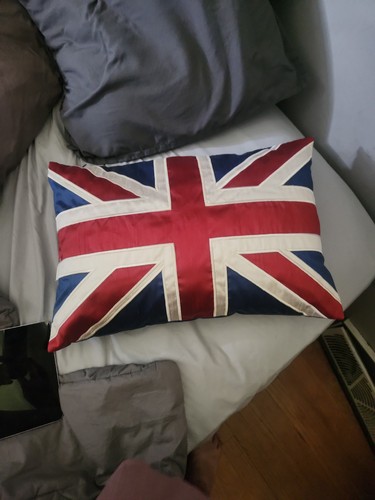 Union jack throw pillow silk - jack,
