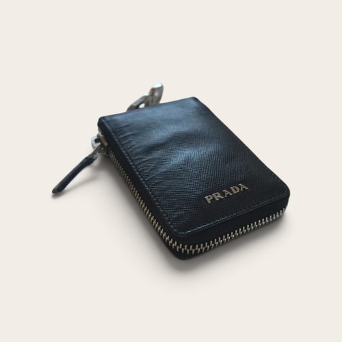 Prada keyring zip pouch - prada,