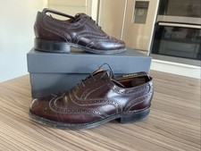 Tresham Oxblood Brogues Shoes Made In England Uk 6 VGC