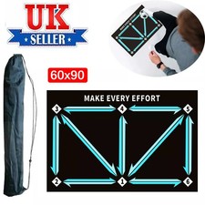 Football Skills Training Mat Non Slip Kids Adults Dribble Training Carpet Sports