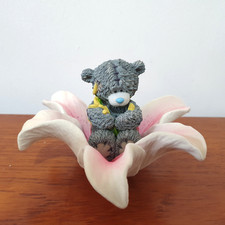 ME TO YOU TATTY TEDDY BEAR BLOSSOMING FLOWER FIGURINE 40990 LILY