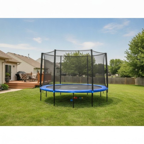8ft blue trampoline - blue,