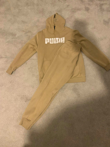 Puma men 2pc beige fleece - 2pc,