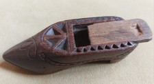Folk art hand crafted wooden - hand,