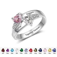 Personalized Heart Birthstone