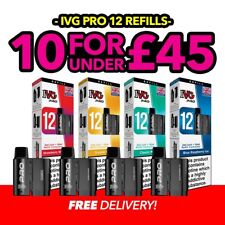 IVG Pro 12 Refill Pack  | Pre-filled Refills | All Flavours | E-Cig