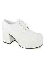 Men's White Platform Pimp