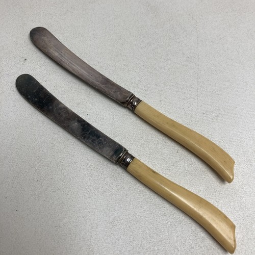 Pair antique butter - (refjoh39),