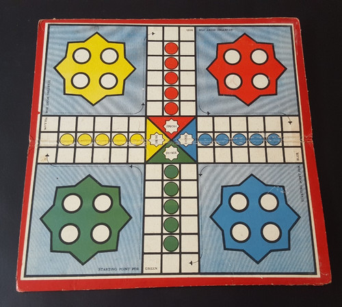 Vintage ludo playing - ludo,