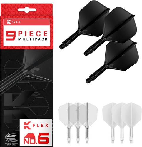 Flex integrated dart flights - k-flex,