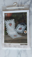 HALF KIT * Hardanger Classic Embroidery Kit * Floral Roses Design For 1 Design