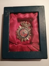 A Vintage Spanish Police Badge in display box