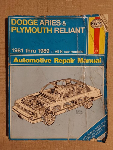 Haynes dodge aries plymouth - haynes, &