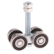 Interior And Exterior Doors Barn Door Rollers 4 Wheel Trolley Robust Support