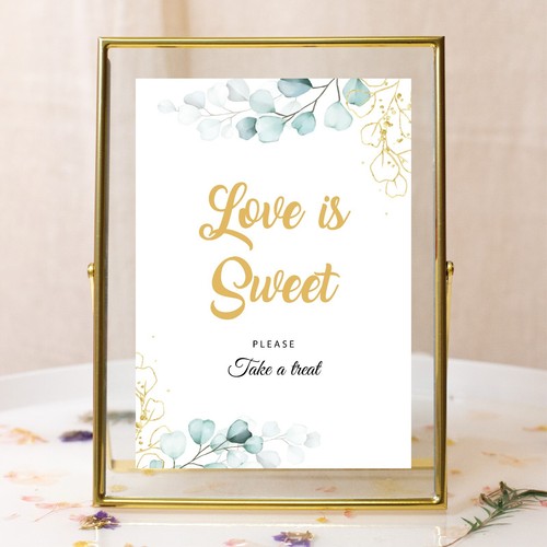 Wedding table love sweet - wedding,