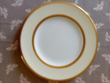 Wedgwood Contrasts Cream And Gold Tea Plate 6"