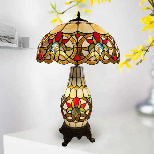 Clustered table lamp tiffany - table,